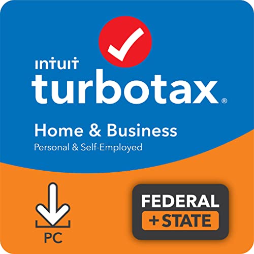 Intuit TurboTax Home & Business 2021 [PC Download] 100 Deals