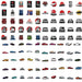 JDM Sport Car Racing Stickers (150 PCS) 100 Deals