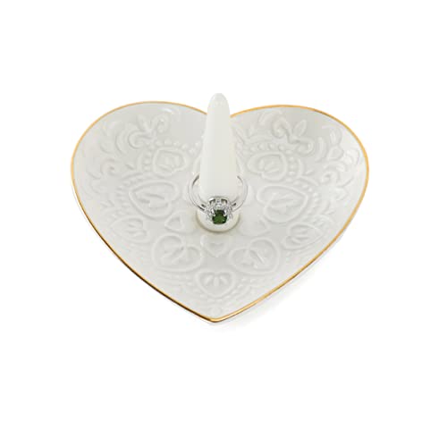 JOYMARR Ceramic Heart Ring Holder - Gifts 100 Deals