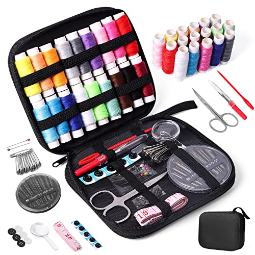 JUNING Portable Sewing Kit for Home and Travel 100 Deals