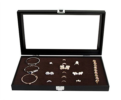 JackCubeDesign Jewelry Ring Display Organizer Tray Holder 100 Deals