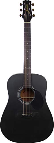 Jasmine S35 Acoustic Guitar Bundle - Matte Black 100 Deals