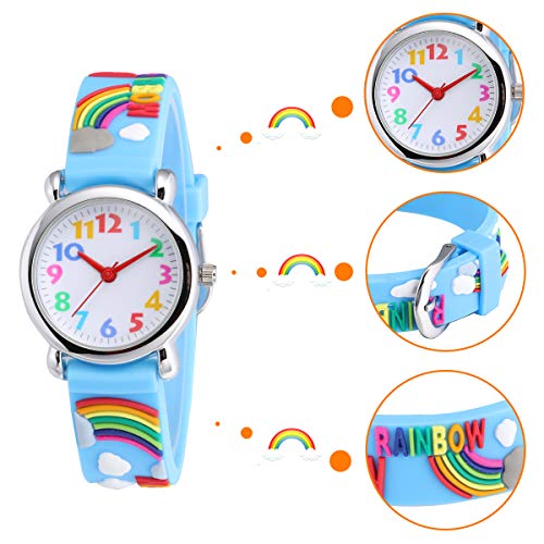 Jewtme Kids 3D Cartoon Silicone Wristwatch 100 Deals