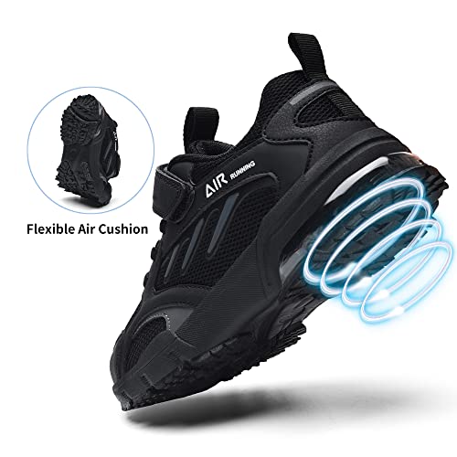 Jinta Kids Air Tennis Sneakers BlackGrey Size 4 100 Deals