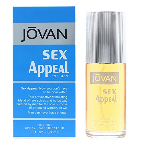 Jovan Sex Appeal Men's Cologne Spray, 3oz 100 Deals