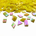 KALUCION Iridescent Yellow Glass Mosaic Tiles 100 Deals