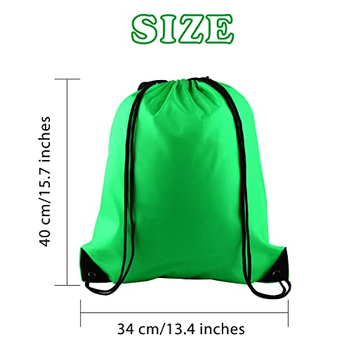 KUUQA Green Drawstring Backpack Bags for Travel 100 Deals