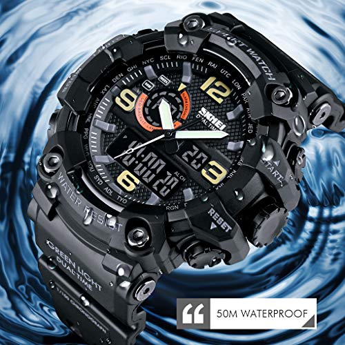 KXAITO Men's Sports Waterproof Military Watch 100 Deals