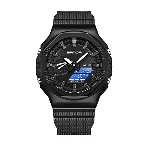 KXAITO Octagon Oak Steel Wrist Watch Unisex 100 Deals