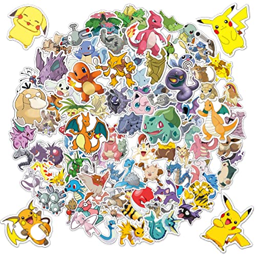 Kids Cartoon Stickers - 100 Cute Anime Decals 100 Deals