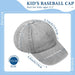 Kids Distressed Washed Baseball Hats, 4-pack 100 Deals
