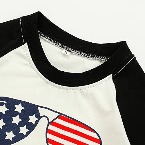 Kids Patriotic American Flag T-Shirt 4T 100 Deals