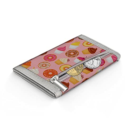 Kids Trifold Wallet with Zippered Coin Pocket 100 Deals