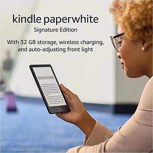 Kindle Paperwhite Signature 6.8, 32GB, Black 100 Deals