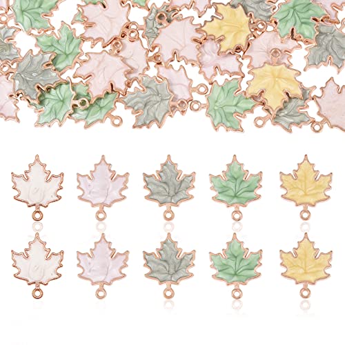KitBeads Enamel Maple Leaf Charms Jewelry Making 100 Deals