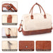 Konelia Canvas Weekender Bag with Shoe Compartment 100 Deals