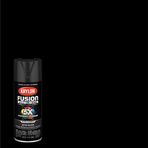 Krylon Fusion All-In-One Spray Paint, Satin Black 100 Deals