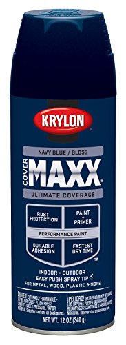 Krylon Gloss Navy Blue Spray Paint 12oz 100 Deals