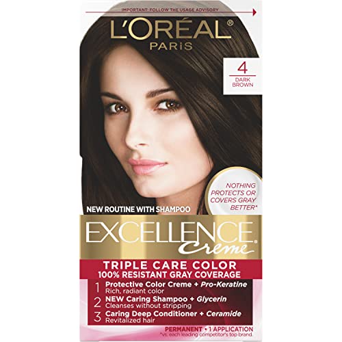 L'Oreal Paris Dark Brown Hair Color Dye 100 Deals