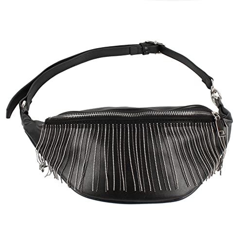 LABANCA Women's Studded Leather Waist Bag Black 100 Deals