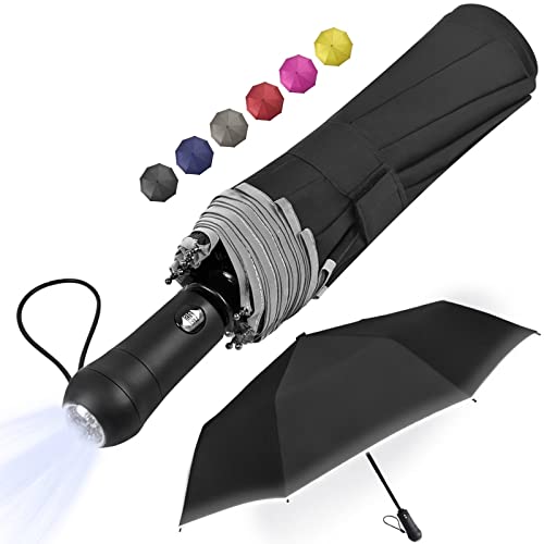 LEAGERA 39Inch LED Compact Travel Umbrella 100 Deals