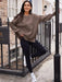 LILLUSORY Women's Batwing Sleeve Sweater Oversized 100 Deals