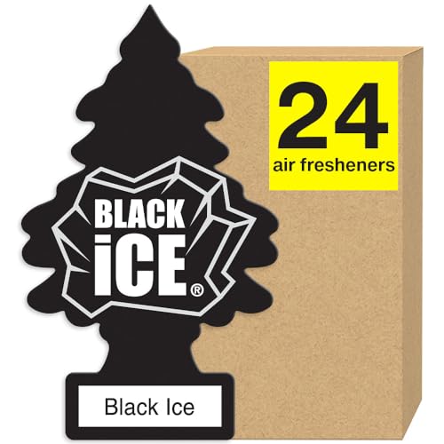 LITTLE TREES Black Ice Air Freshener 24-Pack 100 Deals