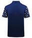 LLdress Navy Blue Patriotic Flag Polo Shirt 100 Deals