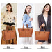 LUCSIS Women's Handbag and Tote Set 100 Deals