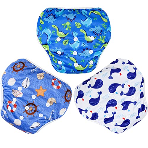 Lansprit Baby Swim Diaper 3 Pack Dinosaur 100 Deals