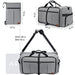 Large Gray Waterproof Duffle Bag with Shoe Compartment 100 Deals