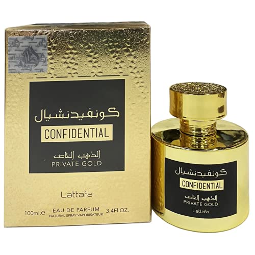 Lattafa Confidential Gold EDP - 100ML Spray 100 Deals