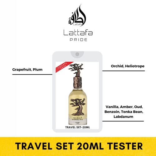Lattafa Eternal Oud Unisex Perfume Tester 20ml 100 Deals