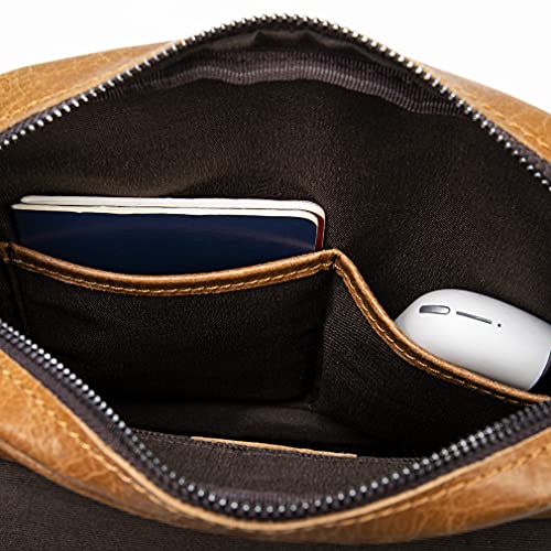 Leather Crossbody Bag for Men Business Casual 100 Deals