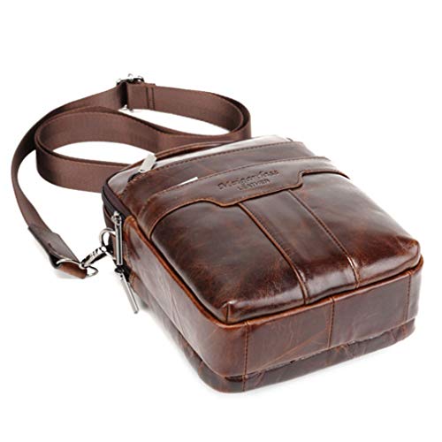 Leather Crossbody Bag for Men Outdoor Travel 100 Deals