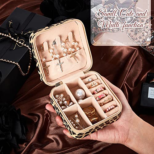 Leopard Print Jewelry Travel Case - Bridesmaid Gift 100 Deals