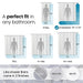 LiBa Clear PEVA Shower Curtain Liner 100 Deals