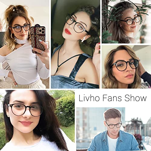 Livho Blue Light Blocking Glasses for Women Men 100 Deals