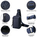 Long Keeper Mini Sling Bag - Dark Blue 100 Deals
