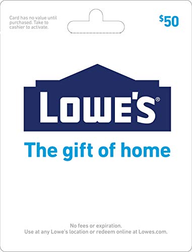Lowe's $50 Gift Card 100 Deals