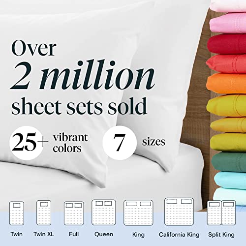 LuxClub Eco-Friendly Cooling Queen Bed Sheets White 100 Deals