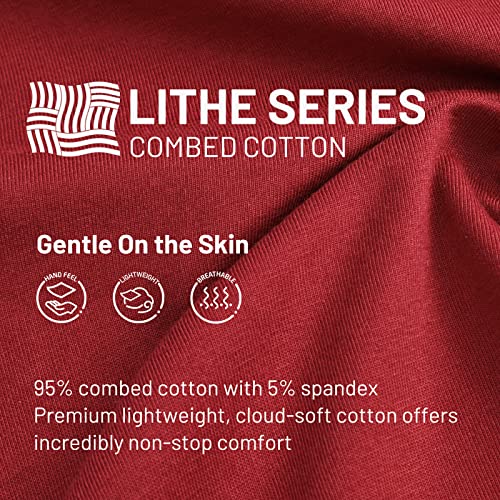 MIER Men's Long Sleeve Cotton Tee Shirt 100 Deals