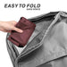 MISSMOON Foldable Nylon Drawstring Backpack, Burgundy 100 Deals