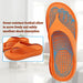 MSTR Women's Orange Thicken Cushioned Flip-Flops 100 Deals