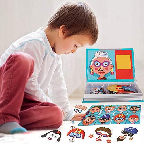 Magnetic Puzzle Book for Kids | Silly Faces 100 Deals