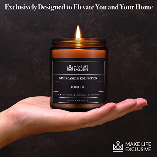 Manly Wood Wick Scented Candles for Home 100 Deals