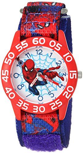 Marvel Spider-Man Kids' Nylon Strap Watch 100 Deals