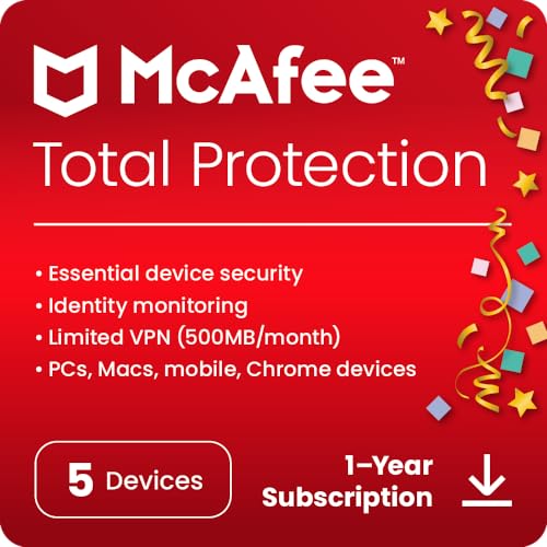 McAfee Total Protection 2023 | 5 Device 100 Deals