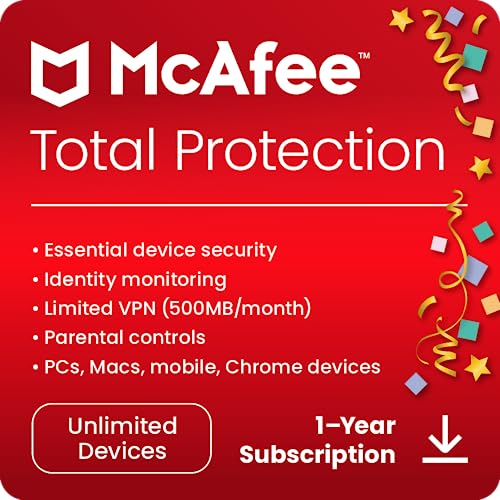 McAfee Total Protection 2023 | Cybersecurity Software 100 Deals
