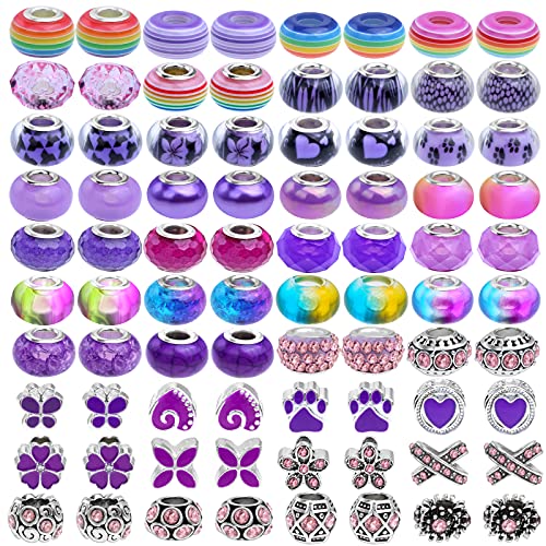 Mckanti European Glass Beads for Jewelry Making 100 Deals